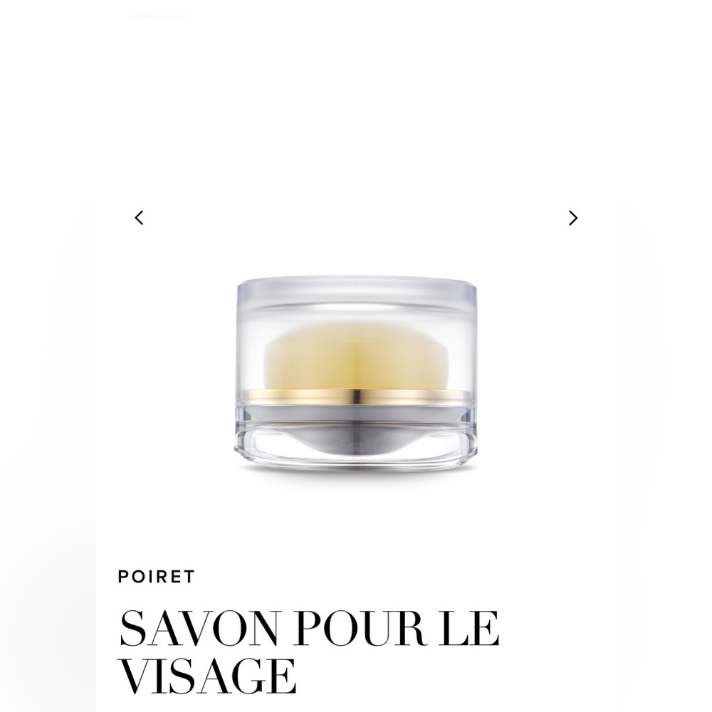 Poiret SAVON POUR LE VISAGE BNIB Violet Grey